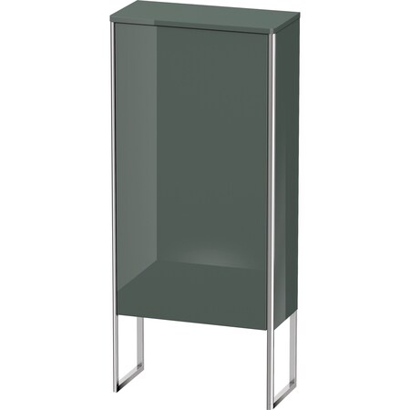 Xsquare Semi-Tall Cabinet Dolomiti Gray High Gloss